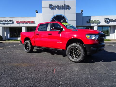 Flame Red Ram 1500 Tradesman Crew Cab 4x4.  Click to enlarge.