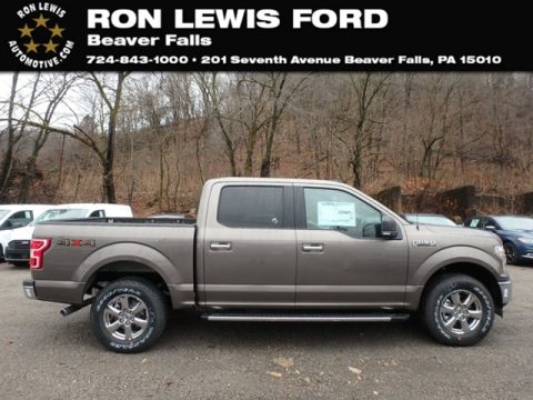 Stone Gray Ford F150 XLT Sport SuperCrew 4x4.  Click to enlarge.