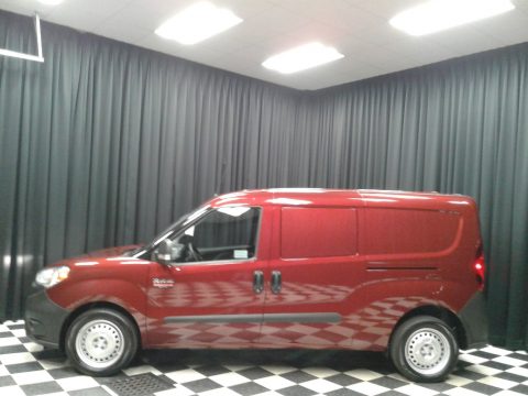 Deep Red Metallic Ram ProMaster City Tradesman Cargo Van.  Click to enlarge.