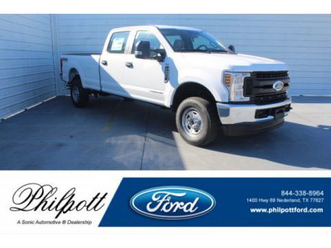 Oxford White Ford F250 Super Duty XL Crew Cab 4x4.  Click to enlarge.