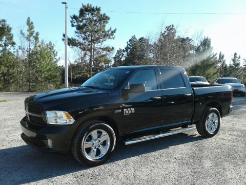 Brilliant Black Crystal Pearl Ram 1500 Classic Express Crew Cab.  Click to enlarge.
