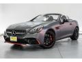 Front 3/4 View of 2018 Mercedes-Benz SLC 43 AMG Roadster #12