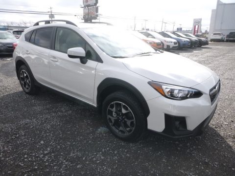 Crystal White Pearl Subaru Crosstrek 2.0i Premium.  Click to enlarge.