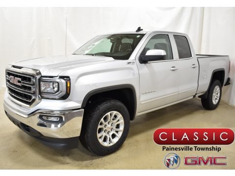 Quicksilver Metallic GMC Sierra 1500 Limited SLE Double Cab 4WD.  Click to enlarge.