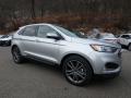 Front 3/4 View of 2019 Ford Edge Titanium AWD #9