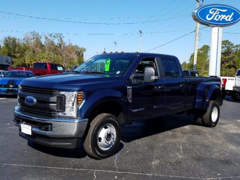 Blue Jeans Ford F350 Super Duty XL Crew Cab 4x4.  Click to enlarge.