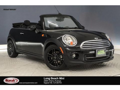 Midnight Black Metallic Mini Convertible Cooper.  Click to enlarge.