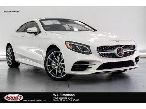 designo Diamond White Metallic Mercedes-Benz S 560 4Matic Coupe.  Click to enlarge.