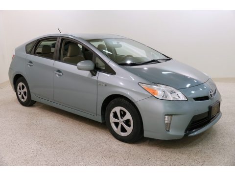 Sea Glass Pearl Toyota Prius Three Hybrid.  Click to enlarge.