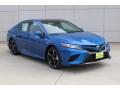 Front 3/4 View of 2019 Toyota Camry XSE #2