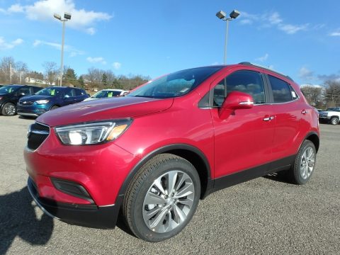 Winterberry Red Metallic Buick Encore Preferred.  Click to enlarge.