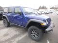Front 3/4 View of 2019 Jeep Wrangler Unlimited Rubicon 4x4 #9