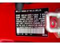 Honda Color Code R513 Rallye Red #32