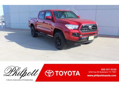 Barcelona Red Metallic Toyota Tacoma TSS Double Cab.  Click to enlarge.