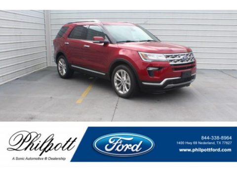 Ruby Red Ford Explorer Limited.  Click to enlarge.