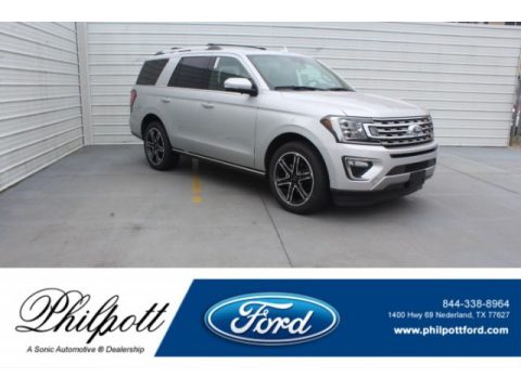 Ingot Silver Metallic Ford Expedition Limited.  Click to enlarge.