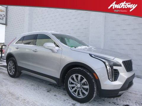 Radiant Silver Metallic Cadillac XT4 Premium Luxury AWD.  Click to enlarge.