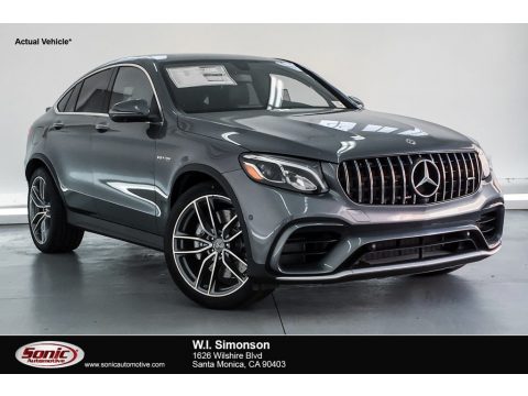 Selenite Grey Metallic Mercedes-Benz GLC AMG 63 4Matic Coupe.  Click to enlarge.
