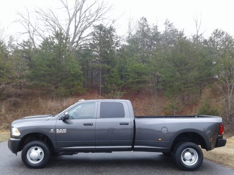 Granite Crystal Metallic Ram 3500 Tradesman Crew Cab 4x4 Dual Rear Wheel.  Click to enlarge.
