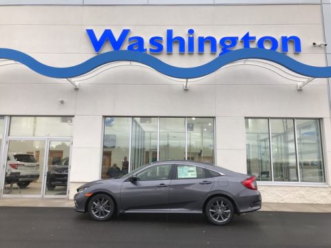 Modern Steel Metallic Honda Civic EX Sedan.  Click to enlarge.