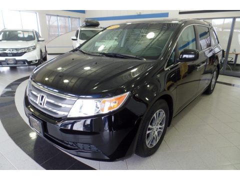 Crystal Black Pearl Honda Odyssey EX-L.  Click to enlarge.