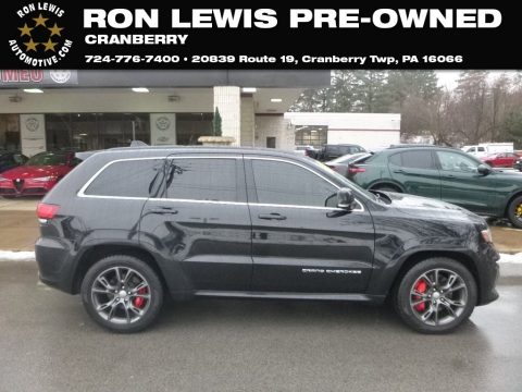 Brilliant Black Crystal Pearl Jeep Grand Cherokee SRT 4x4.  Click to enlarge.