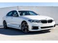 Front 3/4 View of 2019 BMW 5 Series M550i xDrive Sedan #12