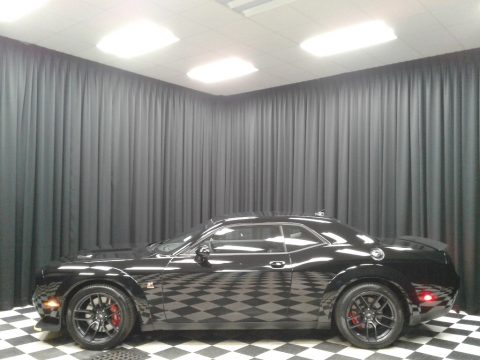 Pitch Black Dodge Challenger R/T Scat Pack Widebody. Click to enlarge. Pitch Black Dodge Challenger R/T Scat Pack Widebody. Click to enlarge.