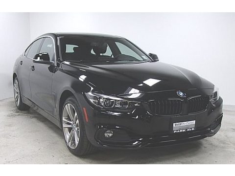 Jet Black BMW 4 Series 430i xDrive Gran Coupe.  Click to enlarge.