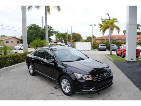 Black Volkswagen Passat S Sedan.  Click to enlarge.