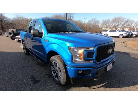 Velocity Blue Ford F150 STX SuperCab 4x4.  Click to enlarge.