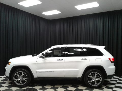 Bright White Jeep Grand Cherokee Limited.  Click to enlarge.