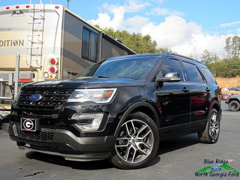 Shadow Black Ford Explorer Sport 4WD.  Click to enlarge.