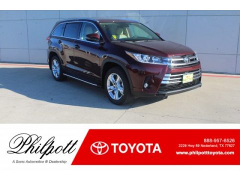 Ooh La La Rouge Mica Toyota Highlander Limited.  Click to enlarge.