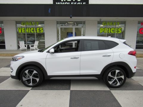 Dazzling White Hyundai Tucson Limited. Click to enlarge. Dazzling White Hyundai Tucson Limited. Click to enlarge.