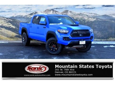 Voodoo Blue Toyota Tacoma TRD Pro Double Cab 4x4.  Click to enlarge.