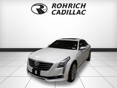 Crystal White Tricoat Cadillac CT6 3.0 Turbo Premium Luxury AWD Sedan.  Click to enlarge.