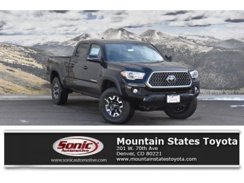 Midnight Black Metallic Toyota Tacoma TRD Off-Road Double Cab 4x4.  Click to enlarge.