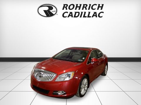 Crystal Red Tintcoat Buick Verano Leather Group.  Click to enlarge.