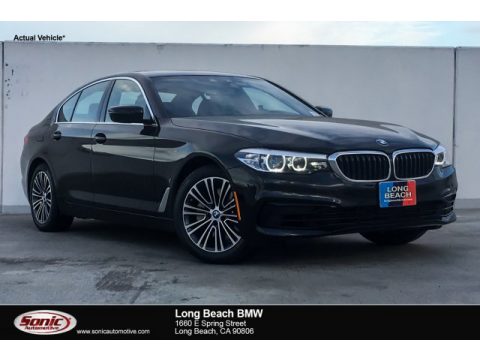 Jet Black BMW 5 Series 530e iPerformance Sedan.  Click to enlarge.
