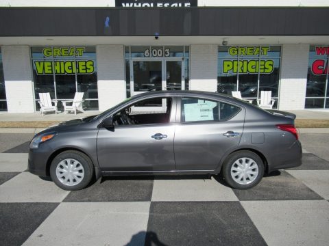 Gun Metallic Nissan Versa SV.  Click to enlarge.