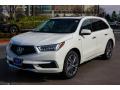 Front 3/4 View of 2019 Acura MDX Sport Hybrid SH-AWD #3