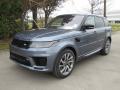 Front 3/4 View of 2019 Land Rover Range Rover Sport HSE Dynamic #10