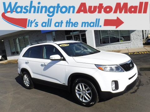 Snow White Pearl Kia Sorento LX AWD.  Click to enlarge.