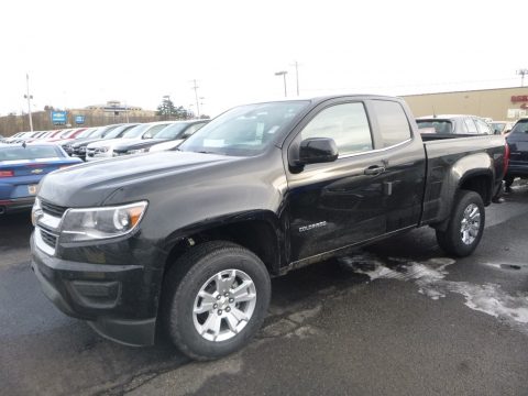 Black Chevrolet Colorado LT Extended Cab 4x4.  Click to enlarge.