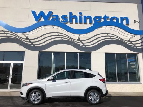 Platinum White Pearl Honda HR-V EX-L AWD.  Click to enlarge.