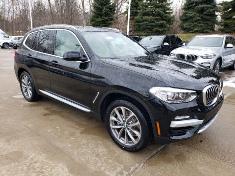 Jet Black BMW X3 xDrive30i.  Click to enlarge.