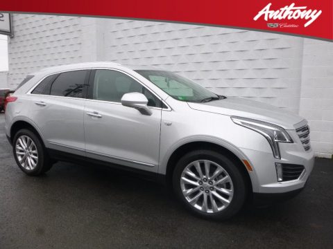 Radiant Silver Metallic Cadillac XT5 Luxury AWD.  Click to enlarge.