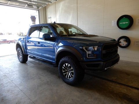 Performance Blue Ford F150 SVT Raptor SuperCrew 4x4.  Click to enlarge.
