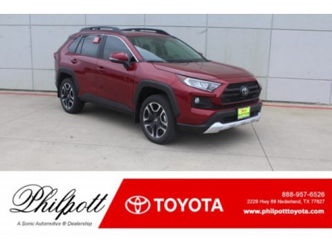 Ruby Flare Pearl Toyota RAV4 Adventure AWD.  Click to enlarge.